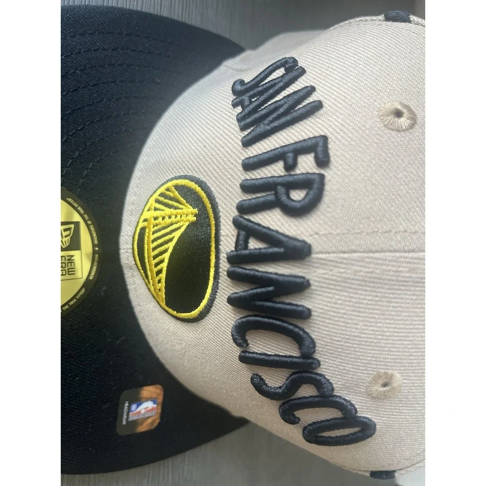 Golden State Warriors San Francisco NBA Fitted New Era 59FIFTY Hat NEW 7 3/4 NWT